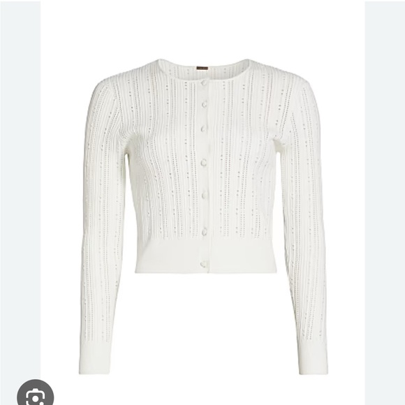 Zadig & Voltaire White Button-Up Cardigan - M - Picture 1 of 3